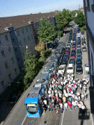 Eine Strassenbahn = 100 Pkws in Heidelberg und anderswo auch