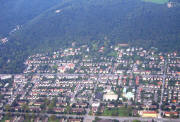 Blick ber HD-Sd nach Osten: Rechts rohrbach, links Steigerweg