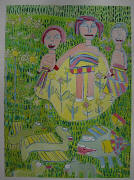 Andreas Kretz: Jungen in der Wiese, 2002
