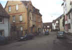 Heimatmuseum mit brauner Klinker-Fassade in der Leimer Strae